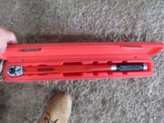 TORQUE WRENCH IN A CASE. DIRECT FROM LOCAL RAIL CONTRACTOR WHO IS CLOSING A DEPOT.