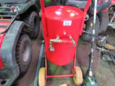 AIR POWERED SANDBLAST / SHOTBLAST POT. THIS LOT IS SOLD UNDER THE AUCTIONEERS MARGIN SCHEME, THER