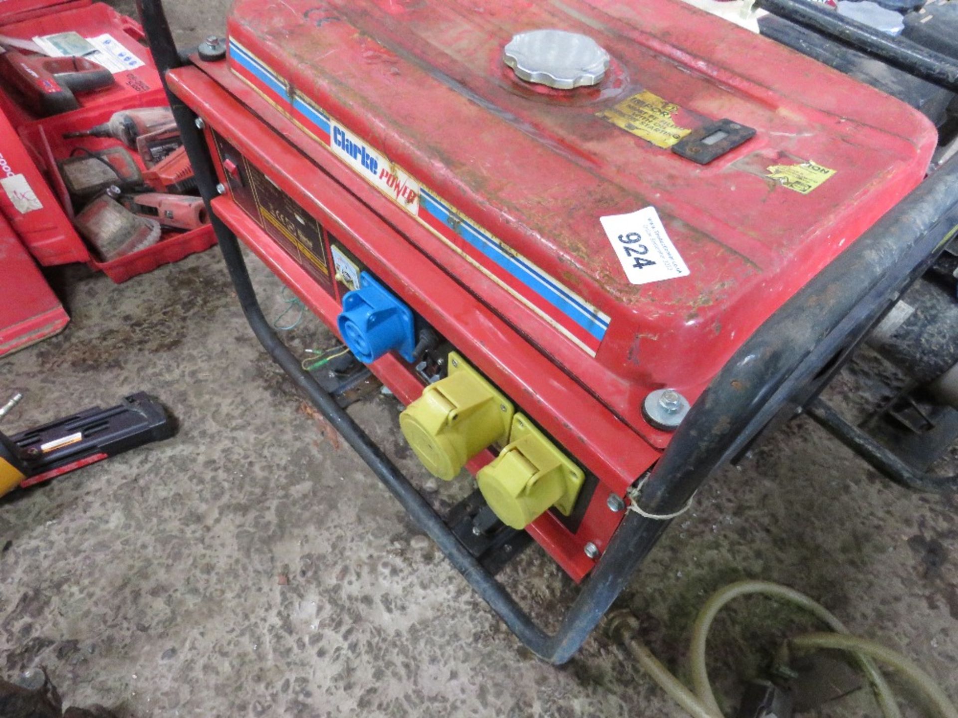 CLARKE PETROL ENGINED GENERATOR.