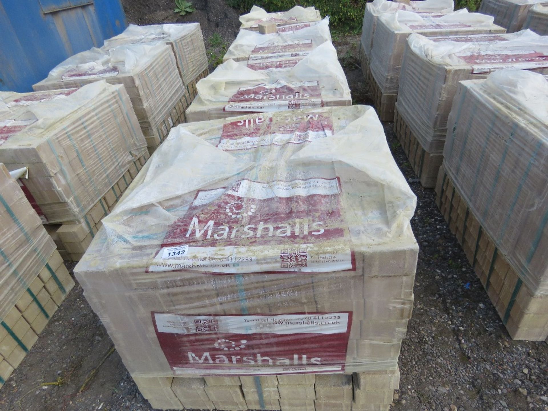 4 X PACKS OF MARSHALL HARVEST BUFF PAVERS, UNUSED. THIS LOT IS SOLD UNDER THE AUCTIONEERS MARGIN
