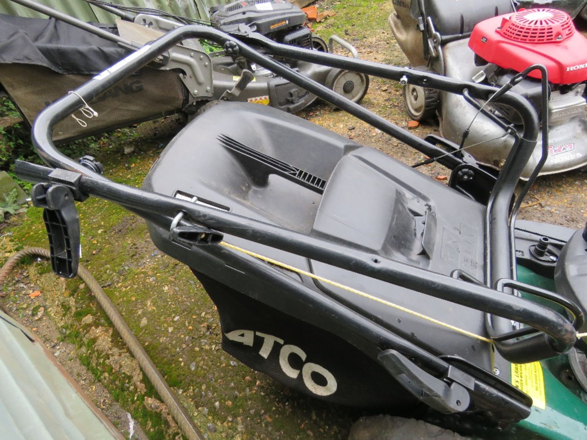 ATCO LAWNMOWER WITH A COLLECTOR. DIRECT FROM LOCAL LANDSCAPE COMPANY WHO ARE CLOSING A DEPOT. - Image 3 of 3