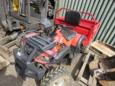 IGO PETROL ENGINED UTV BUGGY TOOL CARRIER. WHEN TESTED WAS SEEN TO DRIVE, STEER AND BRAKE..SEE VIDEO