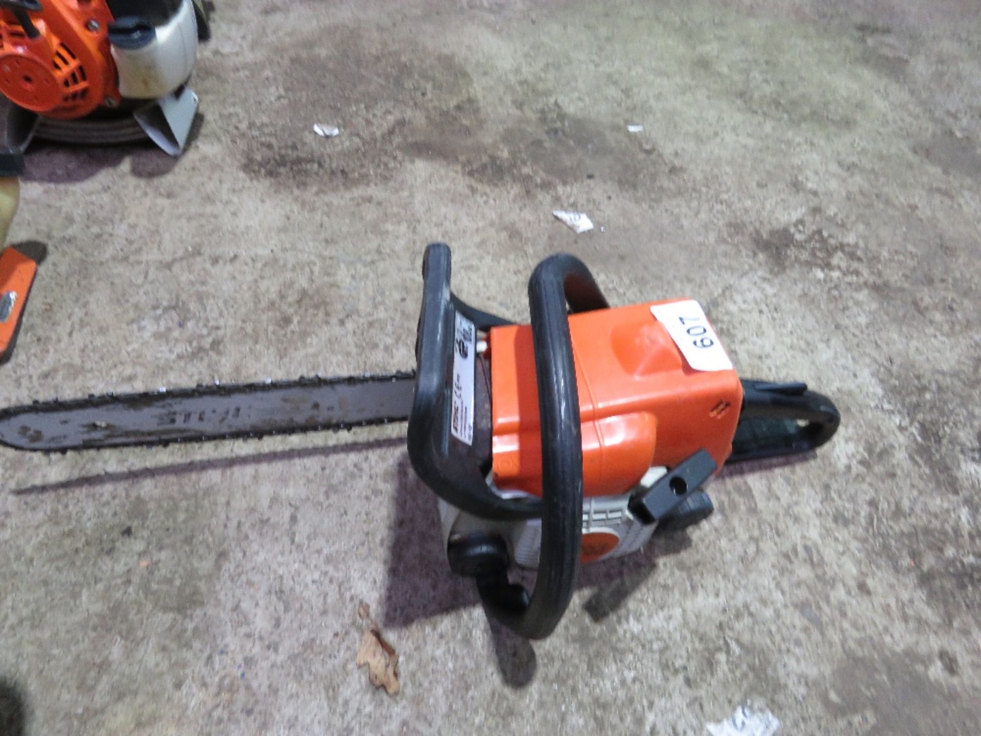 STIHL MS180 PETROL ENGINED CHAINSAW. THIS LOT IS SOLD UNDER THE AUCTIONEERS MARGIN SCHEME, THEREF - Image 2 of 2