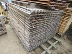 20NO HIT AND MISS SLATTED FENCING PANELS 120CM WIDTH X 1.83M HEIGHT APPROX.