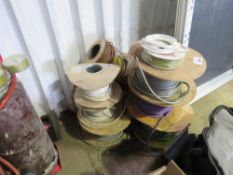 ASSORTED CABLES. THIS LOT IS SOLD UNDER THE AUCTIONEERS MARGIN SCHEME, THEREFORE NO VAT WILL BE C