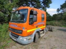 DAF LF45.160 08E CREW CAB LORRY 7500KG RATED. REG: SE08 NBO WITH V5 DIRECT EX LOCAL COMPANY. WHEN T