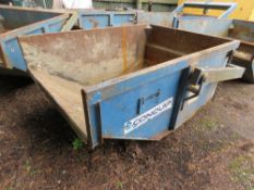 CONQUIP 4 TONNE / 2000 LITRE RATED CAPACITY CRANE MOUNTED BOAT TIPPING SKIP, SOURCED FROM LONDON SIT