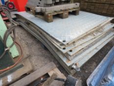 STACK OF GREY TRACK MATS, 10MM THICKNESS: 19NO APPROX @ 1.25M X 2.5M. DIRECT FROM LOCAL DEPOT CLOSU