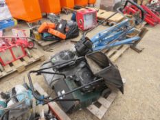 2 X HAYTER MOWERS PLUS A SPARE ENGINE. THIS LOT IS SOLD UNDER THE AUCTIONEERS MARGIN SCHEME, THER