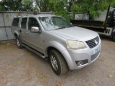 GREAT WALL STEED SE DOUBLE CAB PICKUP TRUCK REG:EY14 SKO. 78,652 REC MILES. MANUAL GEARBOX. SOURCED