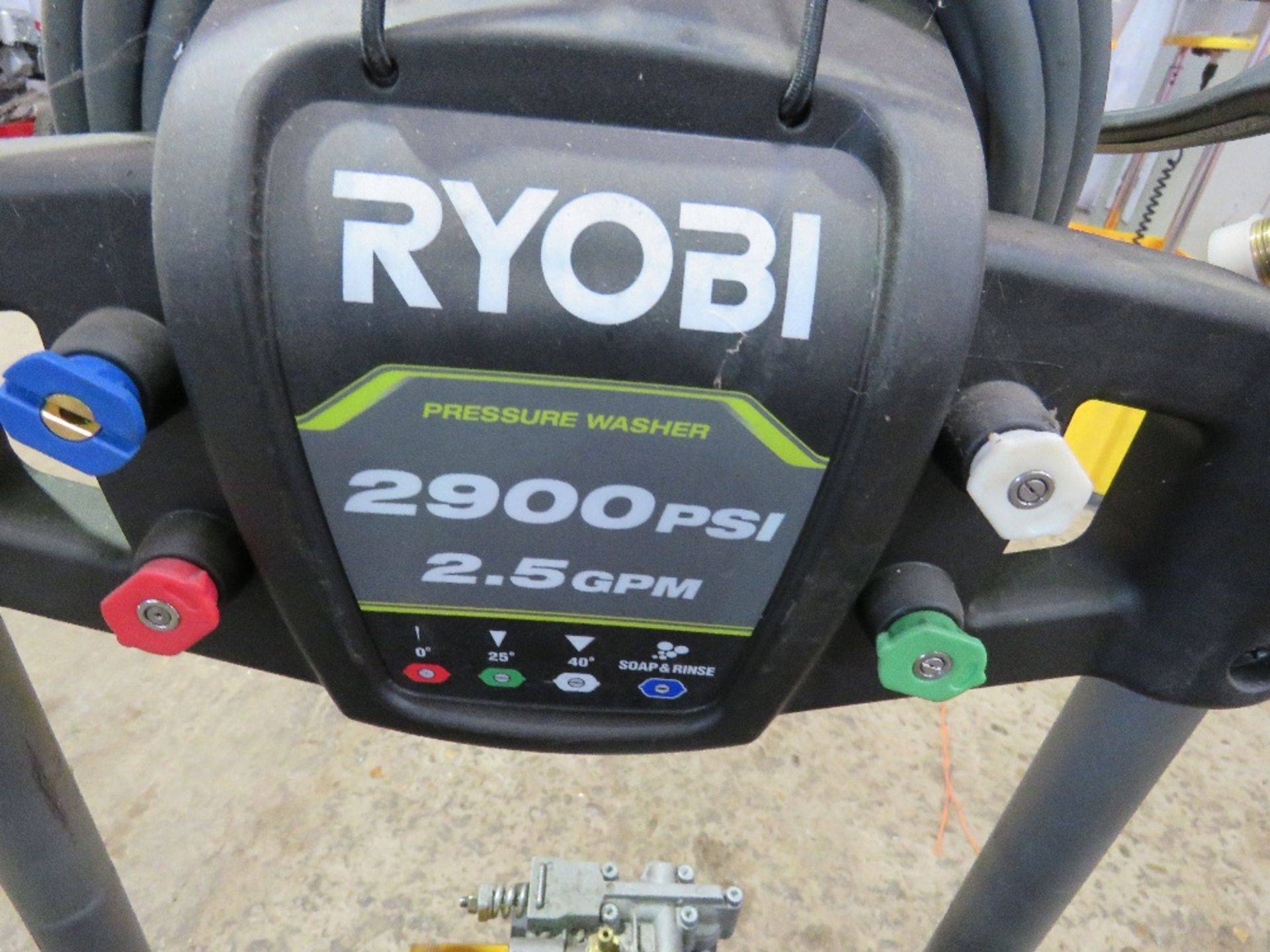 RYOBI 2900PSI PETROL ENGINED PRESSURE WASHER, 2.5GPM FLOW, UNUSED. - Image 2 of 3