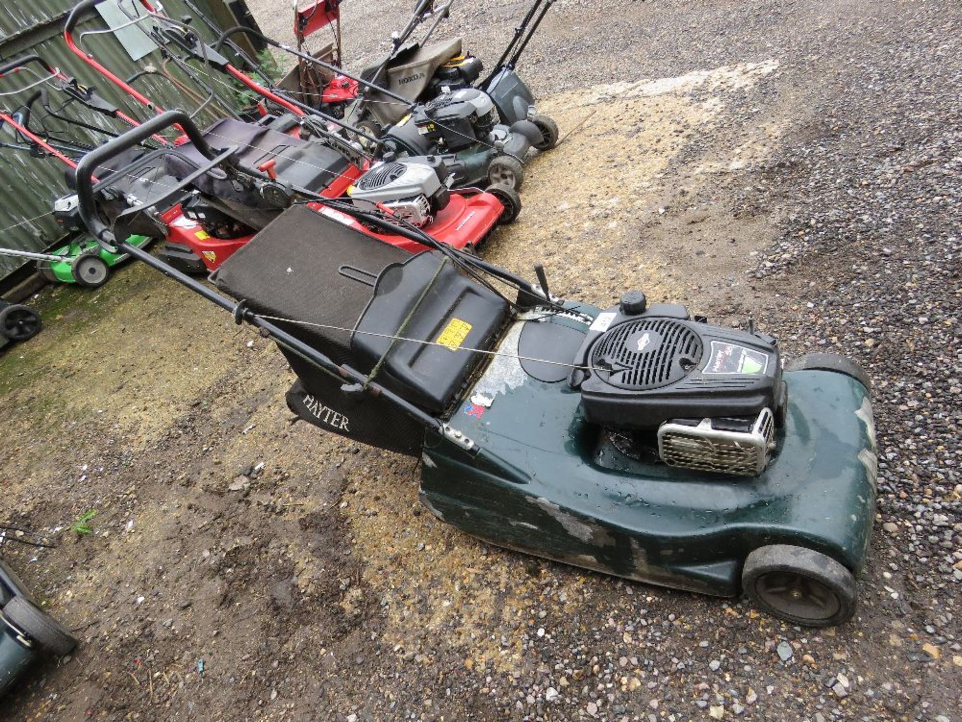 HAYTER HARRIER 56 ROLLER MOWER WITH COLLECTOR. DIRECT FROM LOCAL LANDSCAPE COMPANY WHO ARE CLOSING A - Image 2 of 3