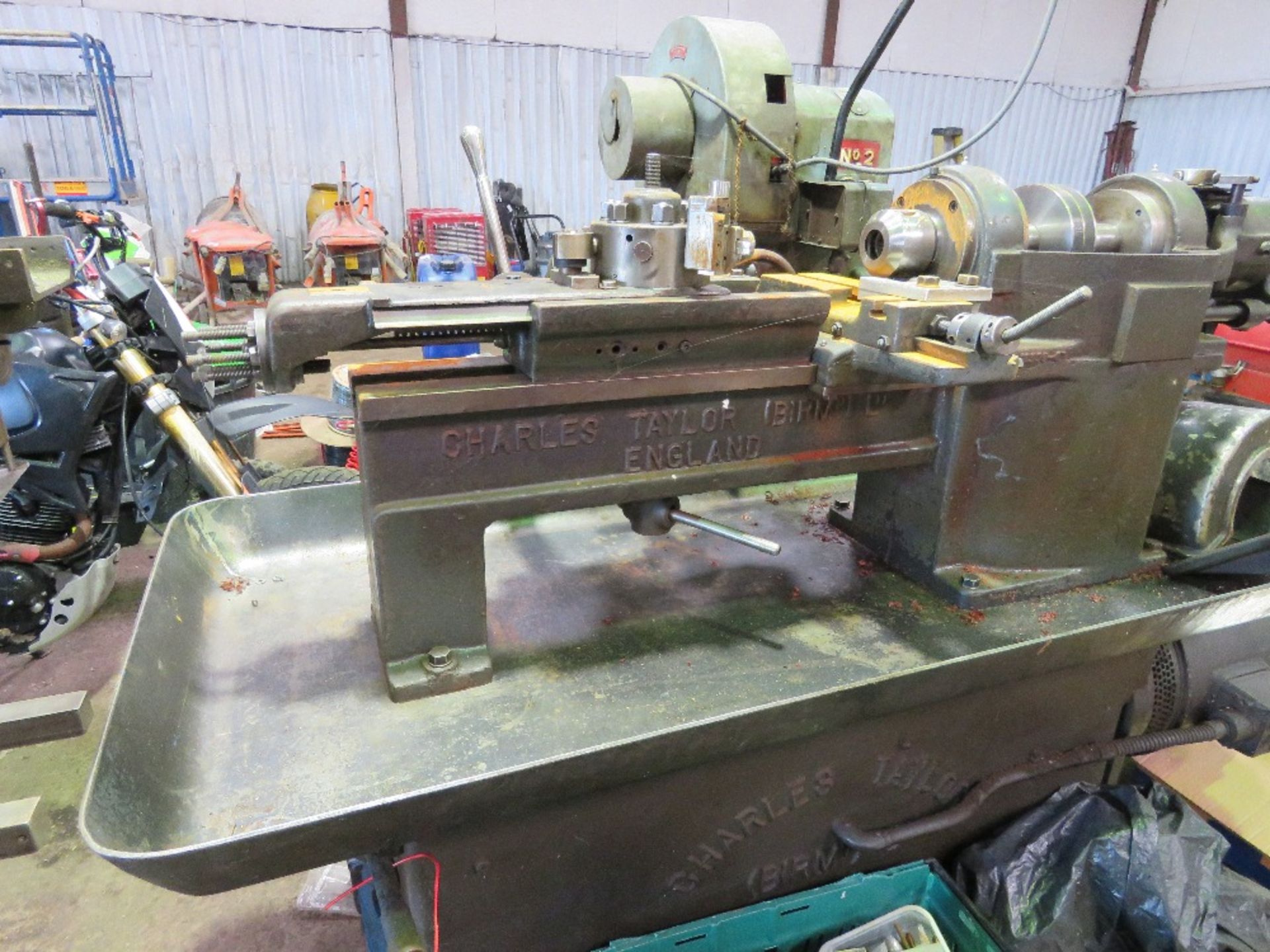TAYLOR LATHE UNIT. THIS LOT IS SOLD UNDER THE AUCTIONEERS MARGIN SCHEME, THEREFORE NO VAT WILL BE - Image 9 of 11