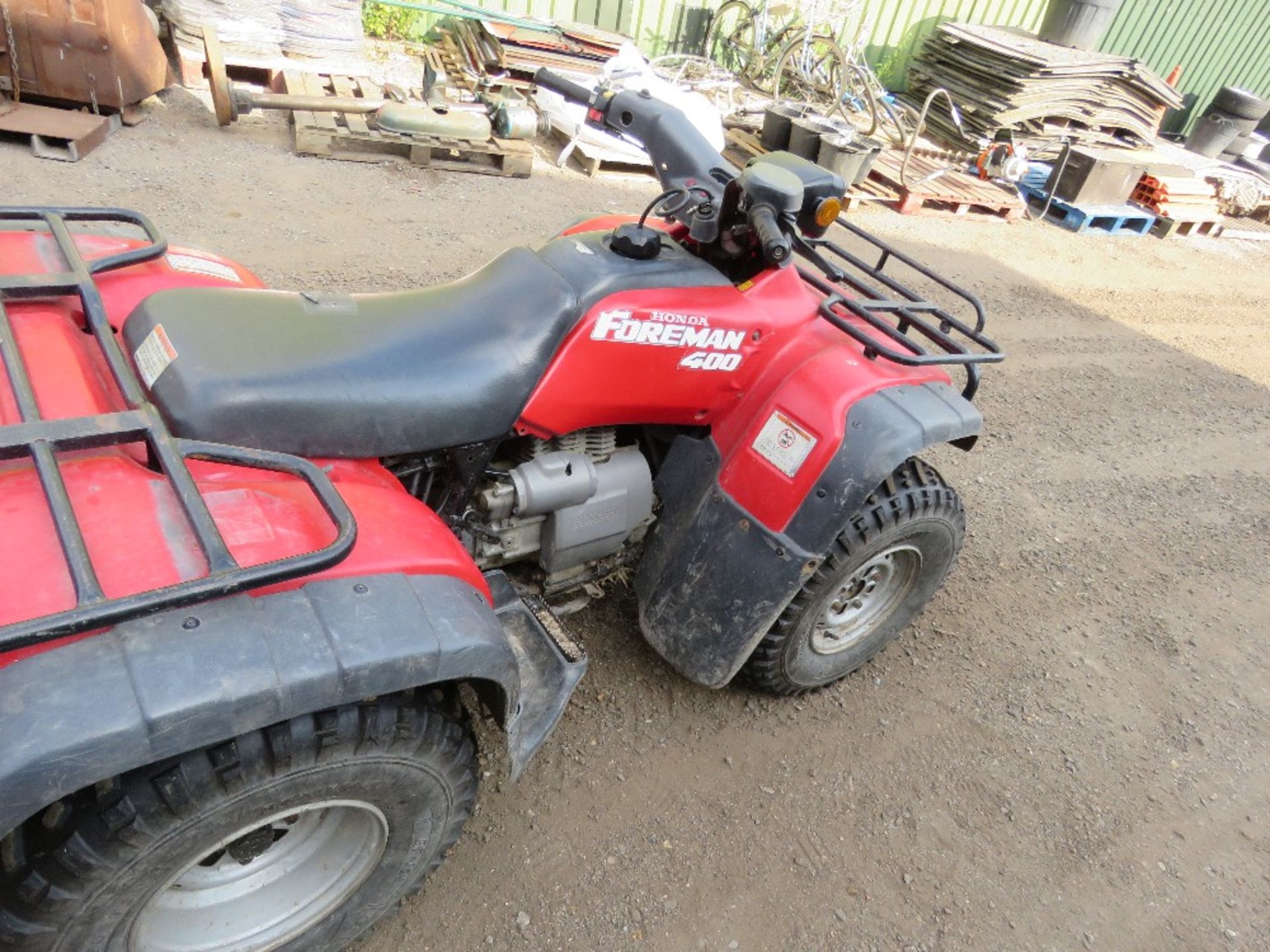 FOREMAN 400 4WD QUAD BIKE. WHEN TESTED WAS SEEN TO DRIVE..SEE VIDEO. - Image 7 of 8