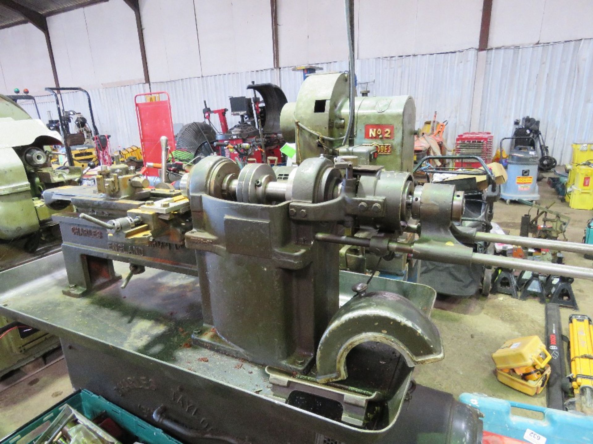 TAYLOR LATHE UNIT. THIS LOT IS SOLD UNDER THE AUCTIONEERS MARGIN SCHEME, THEREFORE NO VAT WILL BE - Image 8 of 11