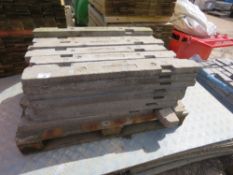 PALLET CONTAINING APPROXIMATELY 44NO 21KG LIFT COUNTERWEIGHTS. THIS LOT IS SOLD UNDER THE AUCTION