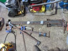 7NO ASSORTED "F" CLAMPS. THIS LOT IS SOLD UNDER THE AUCTIONEERS MARGIN SCHEME, THEREFORE NO VAT W