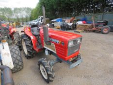 YANMAR YM2020D COMPACT AGRICULTURAL TRACTOR, 4WD, AGRICULTURAL TYRES, WITH REAR LINKAGE. FROM LIMITE