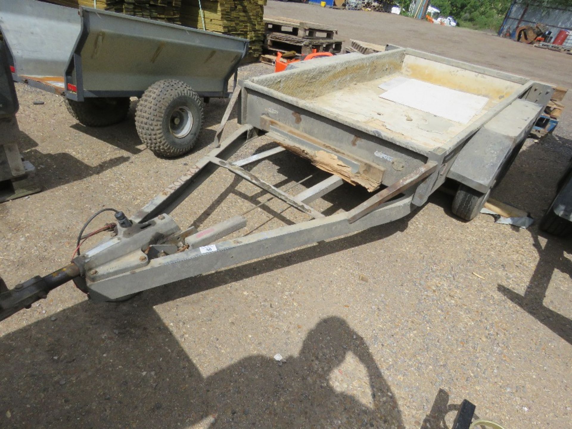 INDESPENSION TYPE TWIN AXLED PLANT TRAILER 8FT X 4FT APPROX. ID:A247098/JUPPDT04. DIRECT FROM UTILIT - Image 9 of 9