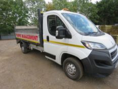 PEUGEOT BOXER DROP SIDE TRUCK WITH TAIL LIFT. REG: MK19 XRP WITH V5. DIRECT FROM LOCAL UTILITIES COM