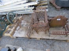 FIRE GRATES PLUS DECORATIVE SUNDRY ITEMS. THIS LOT IS SOLD UNDER THE AUCTIONEERS MARGIN SCHEME, T