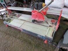 LARGE DC250 1200 SLAB / TILE CUTTING SAWBENCH WITH SLIDING HEAD, 240VOLT. THIS LOT IS SOLD UNDER