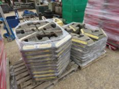 2 X PALLETS OF ENDURASIGN BALLAST BASES FOR ROAD SIGNS ETC..