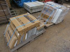 2 X PALLETS OF ASSORTED SIZED 20MM MAINLY KANDLA GREY PORCELAIN SLABS.