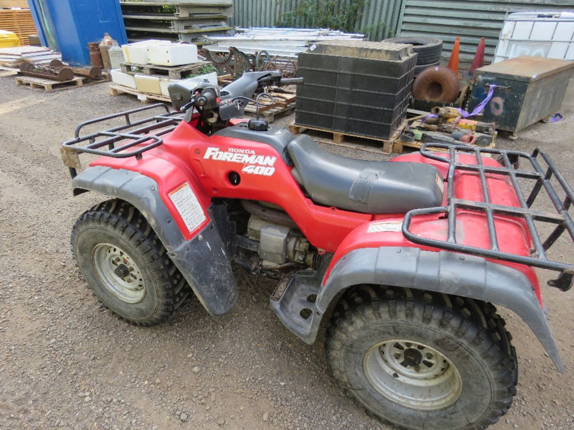 FOREMAN 400 4WD QUAD BIKE. WHEN TESTED WAS SEEN TO DRIVE..SEE VIDEO. - Image 4 of 8