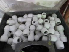 PLASTIC PIPE FITTINGS AND SUNDRIES. THIS LOT IS SOLD UNDER THE AUCTIONEERS MARGIN SCHEME, THEREFO