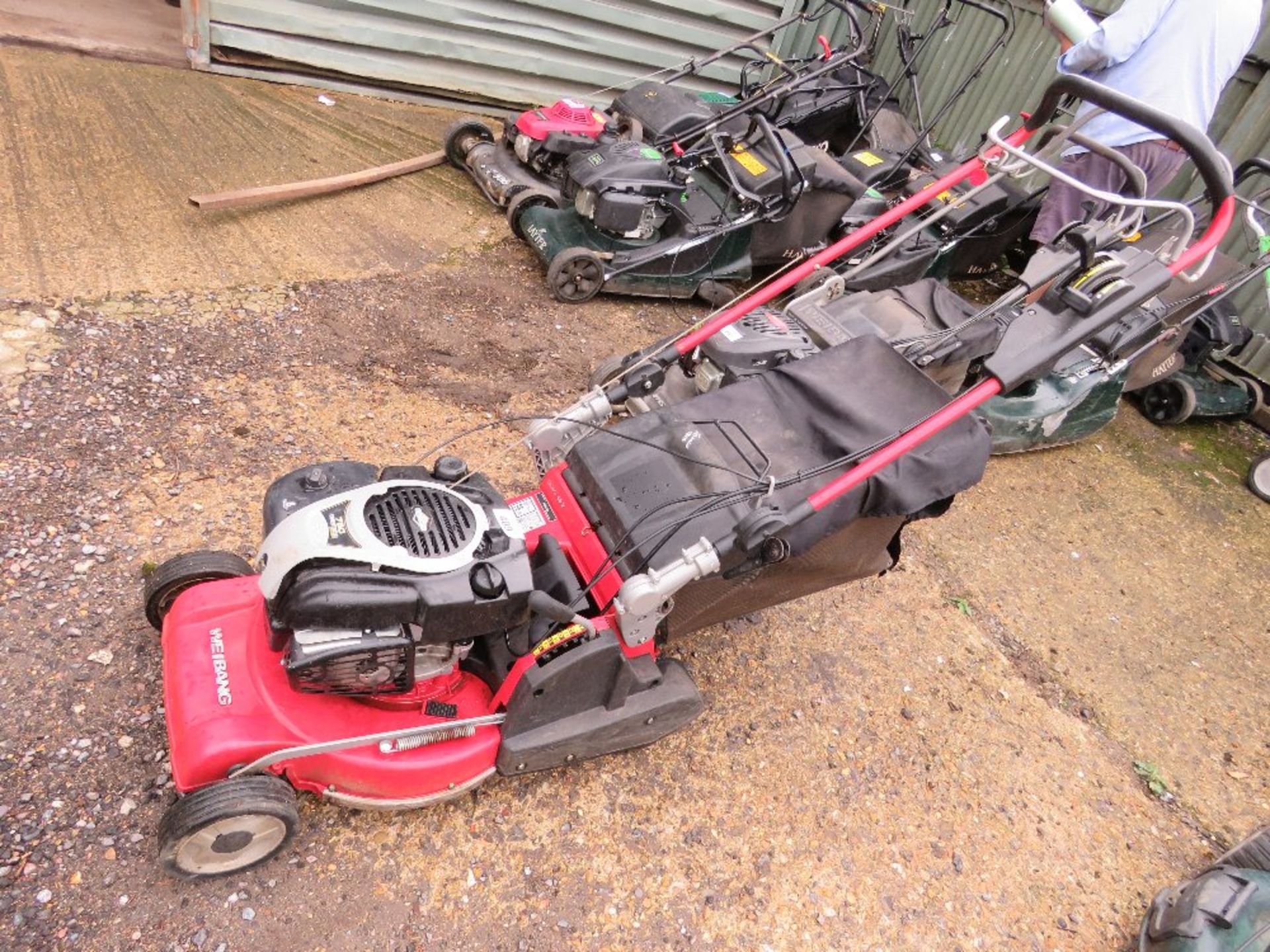 WEIBANG LEGACY 48V ROLLER MOWER WITH COLLECTOR. DIRECT FROM LOCAL LANDSCAPE COMPANY WHO ARE CLOSING