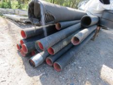 STILLAGE OF ASSORTED CONDUIT / DRAINAGE PIPES, 10-20FT LENGTH APPROX.