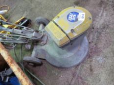 SPE 110VOLT POWERED FLOOR PREPARATION UNIT WITH HEAD. DIRECT FROM SITE CLEARANCE/CLOSURE.