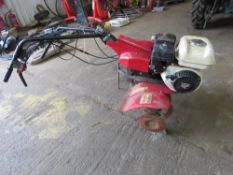 HONDA PETROL ENGINED ROTORVATOR. THIS LOT IS SOLD UNDER THE AUCTIONEERS MARGIN SCHEME, THEREFORE