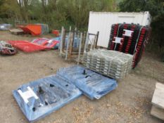 LARGE QUANTITY OF RHINODECK PANELS WITH BASES, ETC. THIS LOT IS SOLD UNDER THE AUCTIONEERS MARG