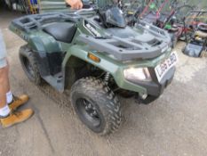 ARTIC CAT ALTERRA 400 4WD QUAD BIKE. REG:LJ66 EBO (LOG BOOK TO FOLLOW). 352 REC MILES FROM NEW, YEAR