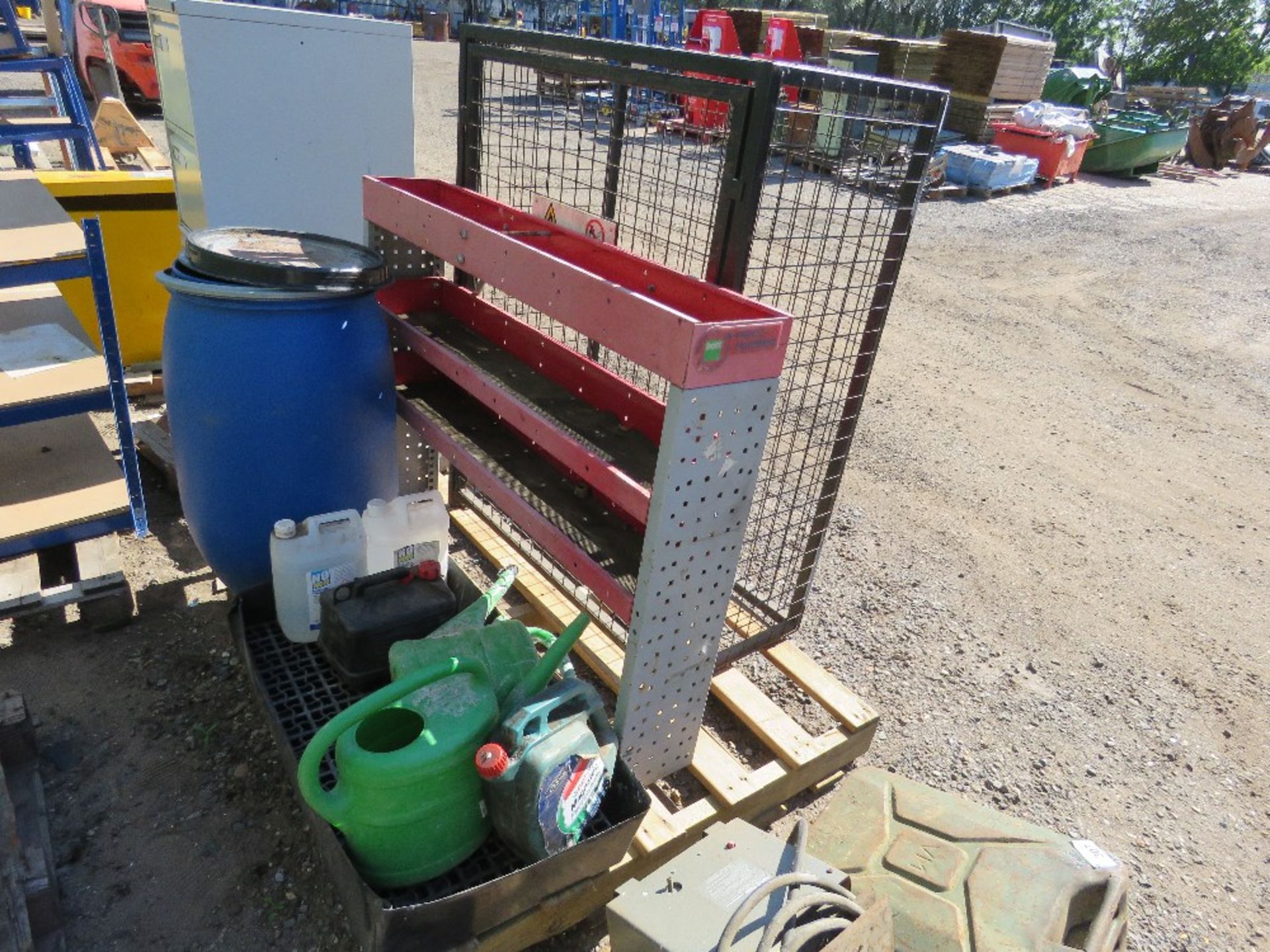 OILS, SUNDRIES, VAN RACK PLUS A CAGE UNIT. DIRECT FROM LOCAL LANDSCAPE COMPANY WHO ARE CLOSING A DEP - Image 2 of 5