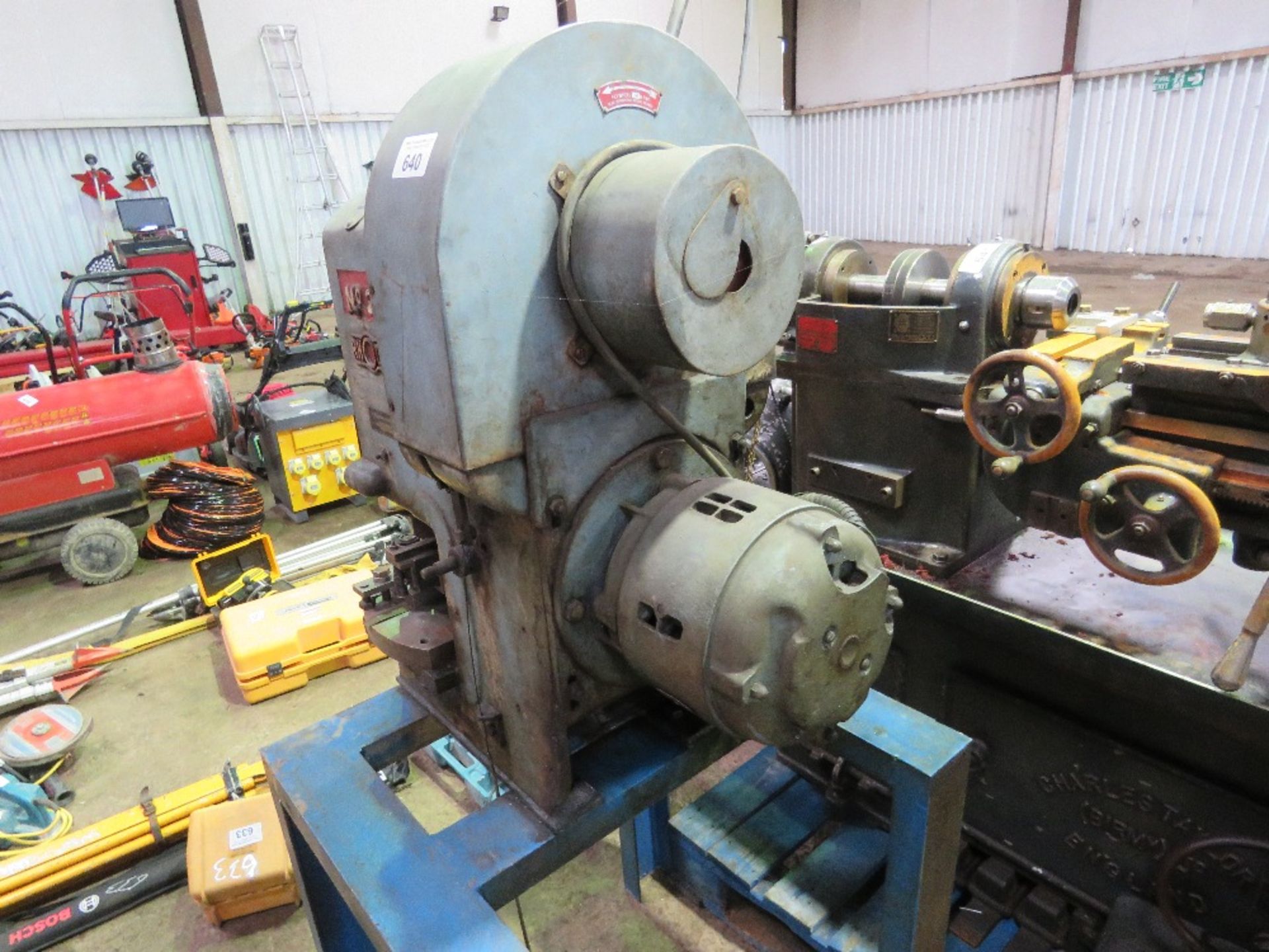 RHODES No2 PRESS UNIT. THIS LOT IS SOLD UNDER THE AUCTIONEERS MARGIN SCHEME, THEREFORE NO VAT WIL - Image 6 of 7