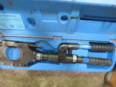 CEMBRE MANUAL CABLE SHEAR IN A CASE. DIRECT FROM LOCAL RAIL CONTRACTOR WHO IS CLOSING A DEPOT.