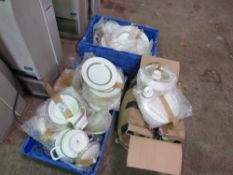 LARGE QUANTITY OF ASSORTED CHINA WARE. THIS LOT IS SOLD UNDER THE AUCTIONEERS MARGIN SCHEME, THER