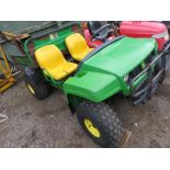 JOHN DEERE DIESEL ENGINED GATOR UTILITY VEHICLE, 2WD. WHEN TESTED WAS SEEN TO DRIVE. SEE VIDEO.