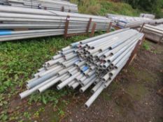 STILLAGE OF SCAFFOLDING TUBES 8-11FT LENGTH APPROX. 100 NO. IN TOTAL APPROX. SOURCED FROM COMPANY LI