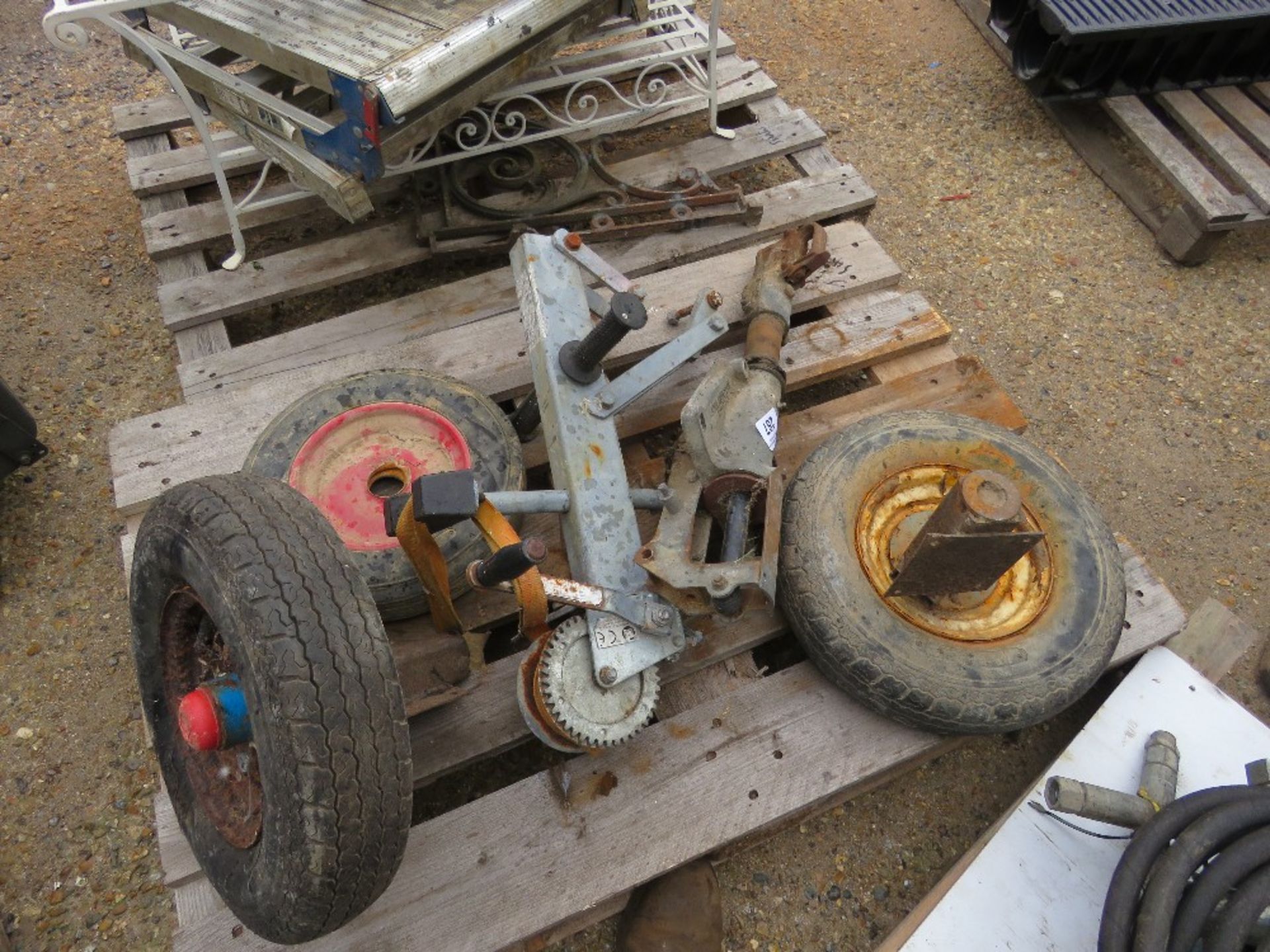 TRAILER AXLES, HITCH ETC. THIS LOT IS SOLD UNDER THE AUCTIONEERS MARGIN SCHEME, THEREFORE NO VAT