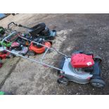 ALKO PETROL ENGINED ROTARY LAWNMOWER. NO COLLECTOR. THIS LOT IS SOLD UNDER THE AUCTIONEERS MARGI