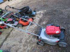 ALKO PETROL ENGINED ROTARY LAWNMOWER. NO COLLECTOR. THIS LOT IS SOLD UNDER THE AUCTIONEERS MARGI