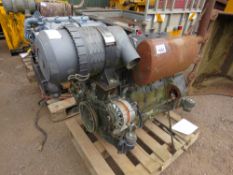 DEUTZ AIR COOLED ENGINE TYPE F4L-912 44KW RATED. RUNNING WHEN REMOVED AS PART OF LOW EMMISSION PILIN