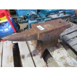 BLACKSMITH'S ANVIL, 60CM OVERALL LENGTH APPROX.