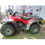 FOREMAN 400 4WD QUAD BIKE. WHEN TESTED WAS SEEN TO DRIVE..SEE VIDEO.