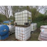 2X IBC CONTAINERS