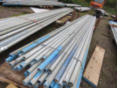 STILLAGE OF SCAFFOLDING TUBES 21FT LENGTH APPROX. 50 NO. IN TOTAL APPROX. SOURCED FROM COMPANY LIQUI